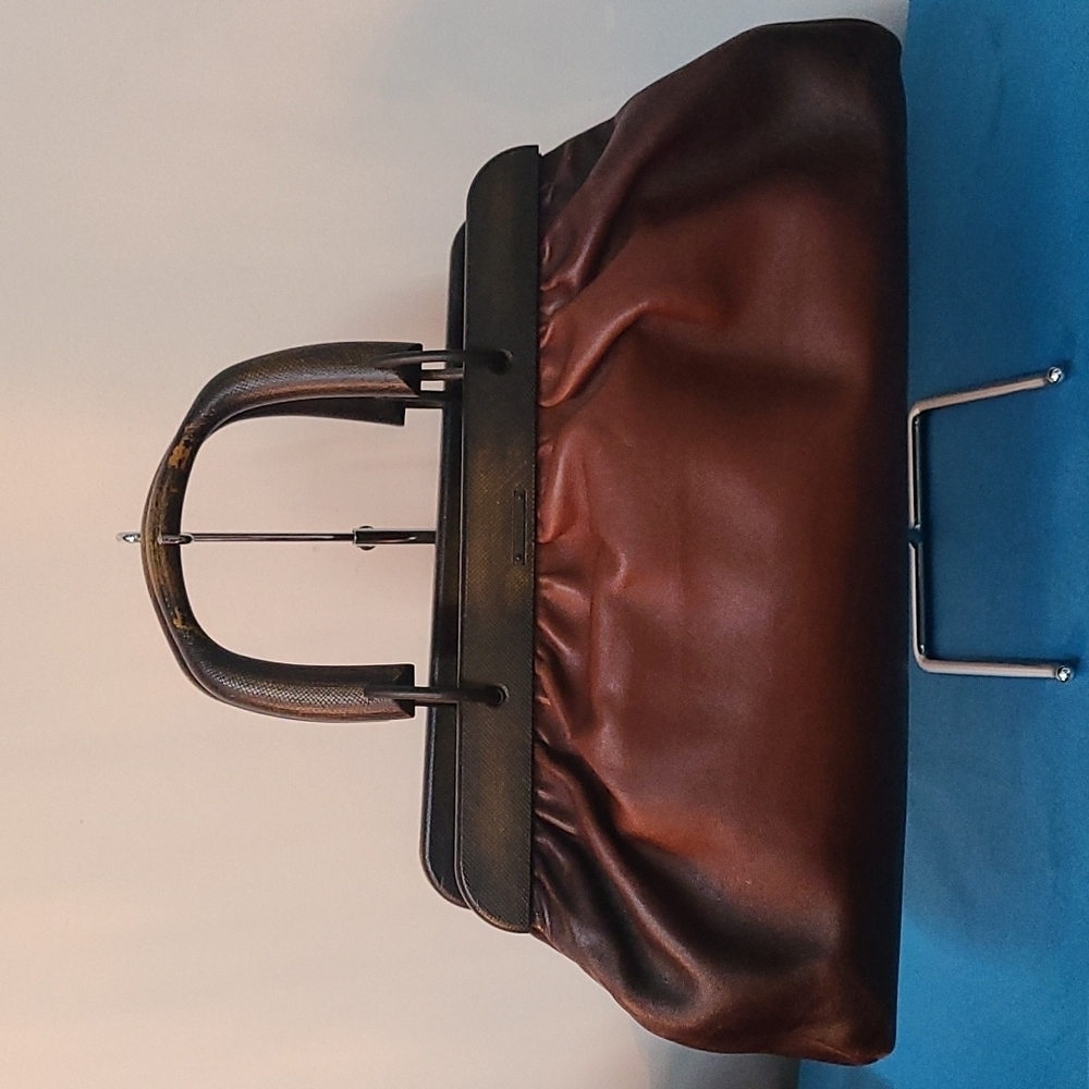 Gucci Vintage Doctor Leather Handbag